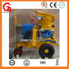 Dry mix concrete spraying machine