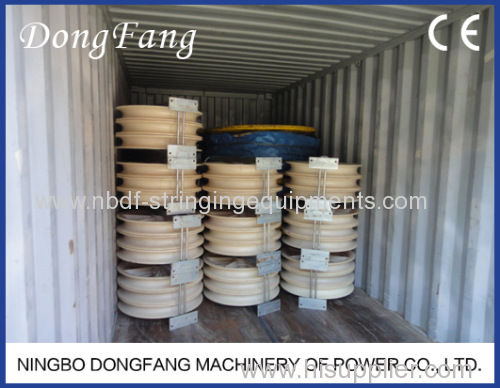 Three Bundled Conductors Pulley Blocks with good quality wheels