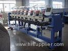 9 Needle Flat / Hat / Tubular Embroidery Machine With Fast Data Transmission