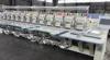 White Business Flat Embroidery Machine With Auto Cutter 12 Colors