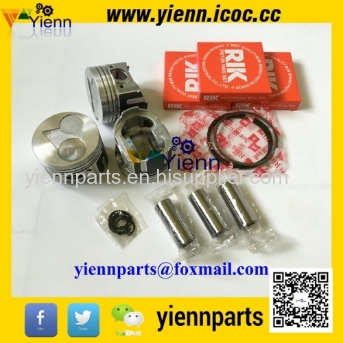 Kubota 3D67 D782 Piston 1E051-21110 with Piston Ring 16853-21050 For Kubota B7410 Tractor D782 Diesel engine spare parts