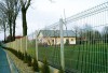 white wire mesh fence/curvy welded mesh fence panel/mesh fence packing