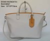 Ladies white PU handbag