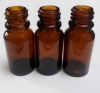 Essential oil bottles in amber color