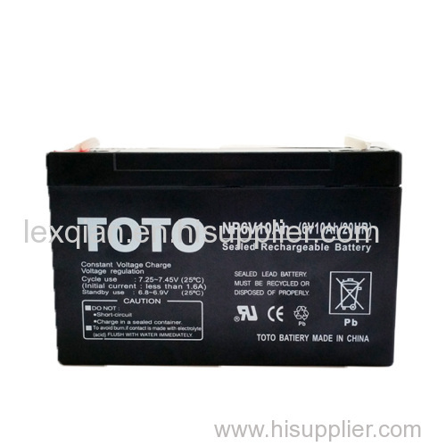 Maintenance Free UPS battery 6V 4Ah Storage Battery