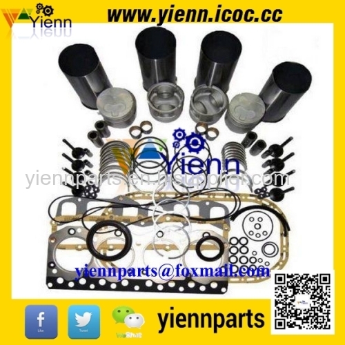 ISUZU C240 engine overhual repair parts:Piston & ring Cylinder liner Full gasket kit Valve IN & Ex Main & Rod Bearing