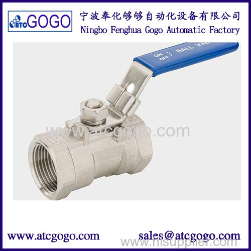 1PC Ball valve Stainless steel SS304 Small Ball Valve Female thread 1/4" BSP 2 way valve