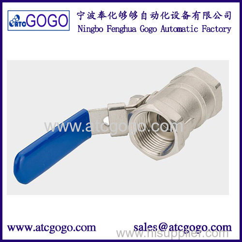 1PC Ball valve Stainless steel SS304 Small Ball Valve Female thread 1/4" BSP 2 way valve