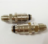 Staubli connector nipple straight flare fitting