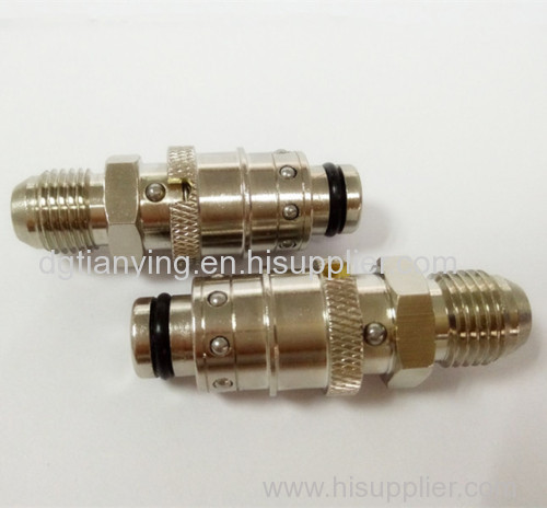 Staubli connector nipple straight flare fitting