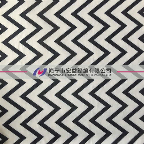 Polyester Spandex Fabric Stretch Knitted Printed Fabric PS-1009