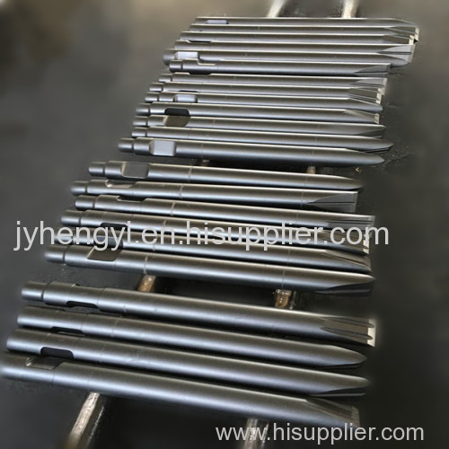 Hydraulic breaker chisel/ rcck hammer chisel wedge type/ blunt type/ moil type/ cone type
