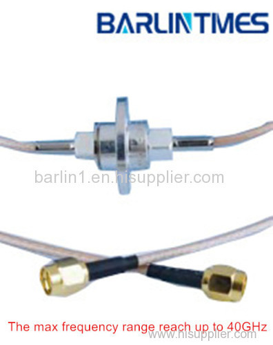 coax rotary joint with 40GHz frequency range for radar antenna CCTV from Barlin Times