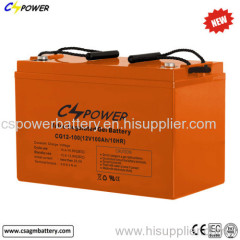 Solar Gel Battery 12V100Ah