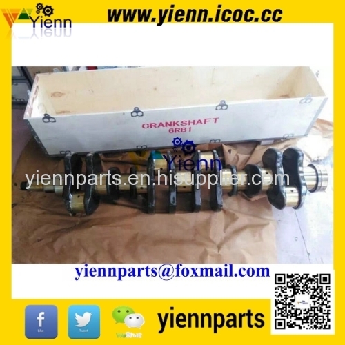 ISUZU 6RB1 6RB1T Crankshaft 1-12310-503-2 1123105032 for SUMITOMO SH400 excavator 6RB1 6RB1T diesel engine repair parts