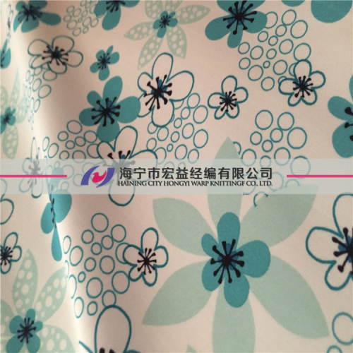 Polyester Spandex Fabric Stretch Knitted Printed Fabric PS-1020