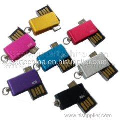 Mini Swivel UDP Smartphone OTG UDP USB Flash Drive