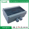 Solar combiner box 4 in 1 out with lightning protection IP65 protection class