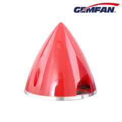 70mm Aluminium Backplate Nylon red Spinner for rc airplane