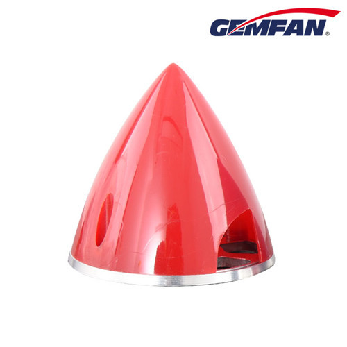 70mm Aluminium Backplate Nylon red Spinner for rc airplane