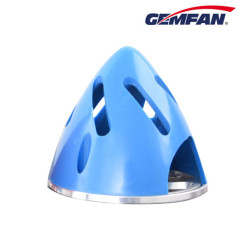 Nylon blue Spinner 75mm B Style Aluminum Bottom Hollowed-out Plate For for rc Airplane NEW