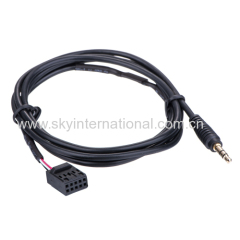 AUX Adapter Cable 10 pin For BMW 3 E46 Business CD IPOD IPHONE MP3 Phone