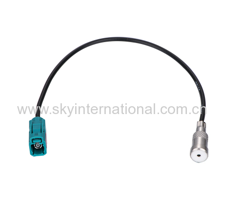 Female Fakra To Female ISO Car Antenna Adaptor Connector Cable Lead