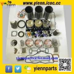 Yanmar 3TNE88 Diesel engine overhual repair parts: Piston with ring cylinder liner full gasket kit Bearing kit Valve set