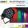 High lumen output 18pcsx10W RGBW 4 in 1 Indoor par cans stage lights / home disco lights