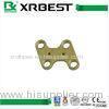 4 Holes Rearfoot Osteotomy Fusion Locking Plate For 6536 HC3.5 Screws