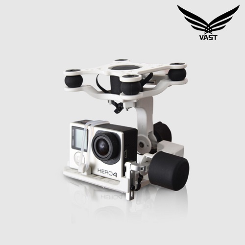 mini 3D pro 3 axis h3 gimbal dslr stabilizer for GoPro brushless gimble controller