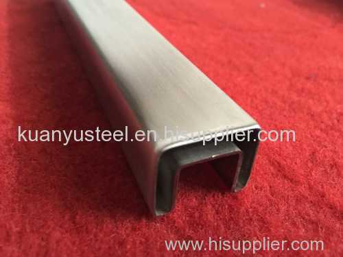 14X14mm slotted stainless steel tubes factory in Foshan