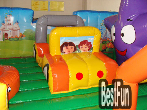 Dora and Diego Learning Adventure inflatable playground