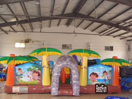 Dora and Diego Learning Adventure inflatable playground