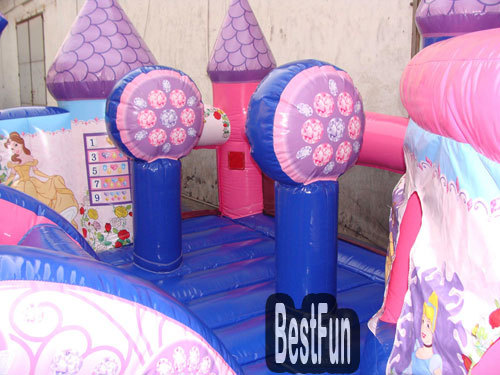 Giant Princess Palace inflatable toddler playground