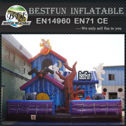 Inflatable Monster Haunted House For Amusement