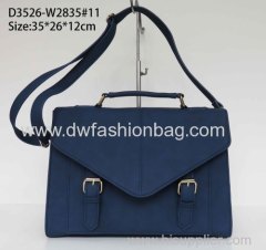 Fashion ladies handbag/PU clamshell shoulder bag