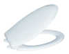 19'' PP toilet seat with American standard size with slow close and quick release from Xiamen sanitary ware manufacturer