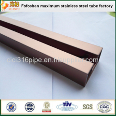 300 Series ASTM A312 Coloured Stainless Steel Tube For Decoration