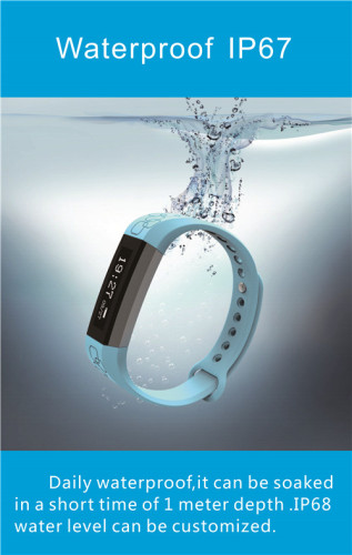 IP67 Waterproof OLED Screen Smart Wristband Bluetooth 4.0 Smartband