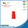 One way mini rubber duckbill valve