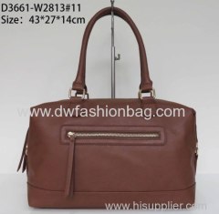 Fashion tote bag/PU fabric handbag