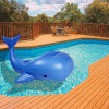 Swimming pools blue whale water float manufacturer