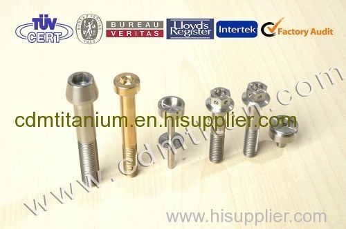 CDM Titanium screw Titanium bolt Titanium nut Titanium washer Titanium fasteneres