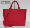 Ladies red PU handbag