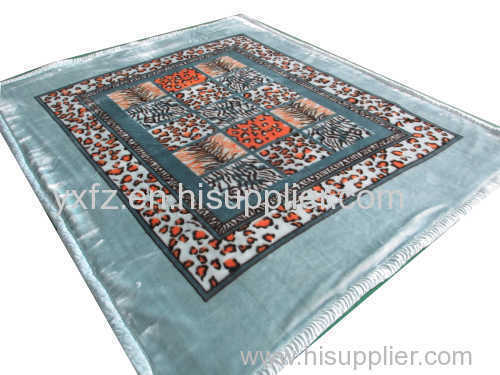 light brown color raschel blankets