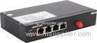 12VDC enterprise Ethernet Switch 4 port megabit RJ45 fast ethernet 1 port 100M fiber optic switch