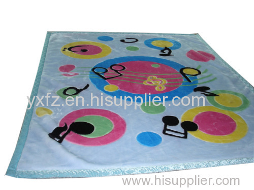 blue color cartoon design blankets