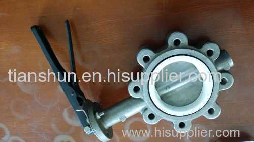 Corrosion resistant stainless steel stainless steel butterfly valve