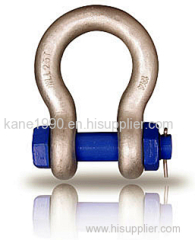 Galvanized bolt type anchor shackle with CE certificate